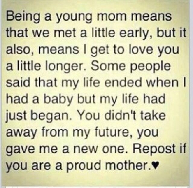 Quotes For Young Moms Quotes About Young Parent. Quotesgram