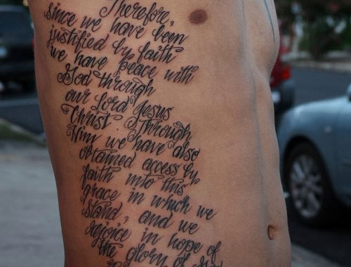 Bible Verse Tattoos For Guys  Custom Tattoo Art
