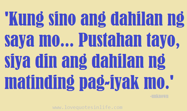 Hugot Tagalog Quotes. QuotesGram