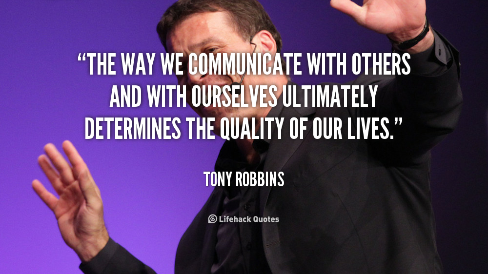 Anthony Robbins Quotes On Communication. QuotesGram