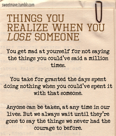 Losing Someone You Love Quotes