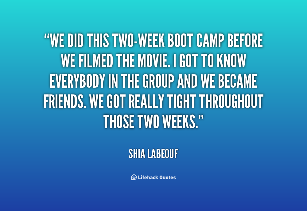 Boot Camp Quotes And Sayings. QuotesGram