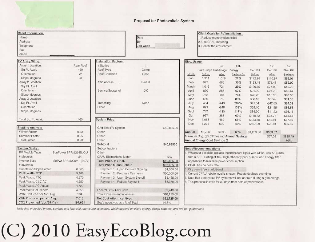 46++ Sample quotation for solar power plant information