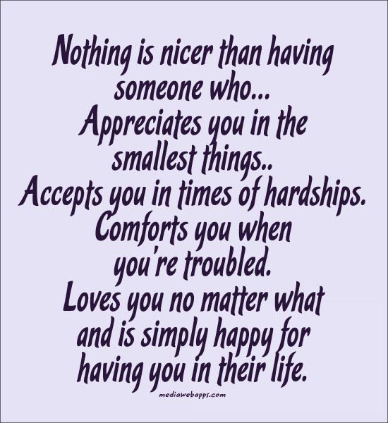 appreciation love quotes sayings