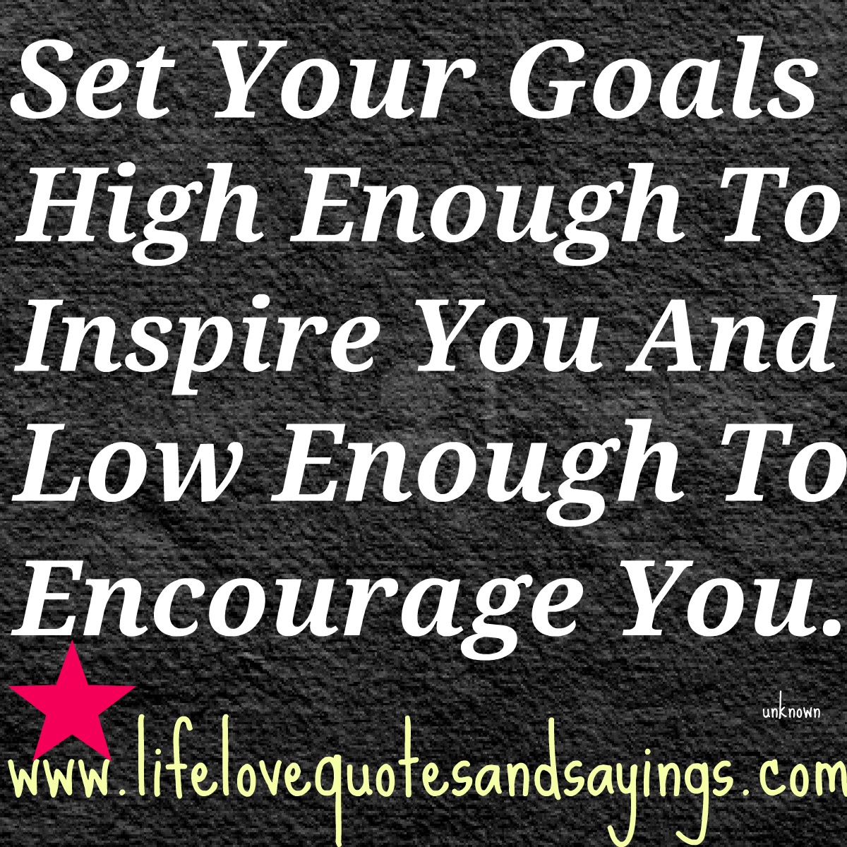 Set Your Goals High Quotes. QuotesGram