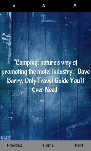 Inspirational Quotes About Camping. QuotesGram