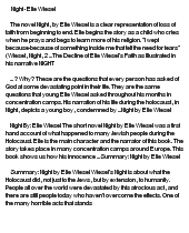 Night Elie Wiesel Faith Quotes. QuotesGram