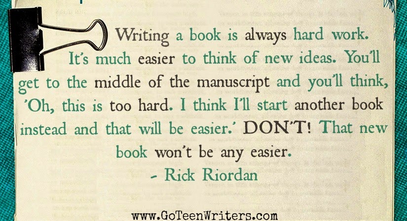 Rick Riordan Quotes On Writing. QuotesGram