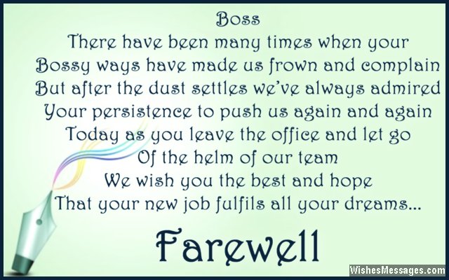 wallpapers Goodbye Message Leaving Company Quotes supervisor leaving quotes quotesgram