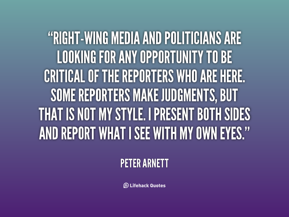 Peter Arnett Quote