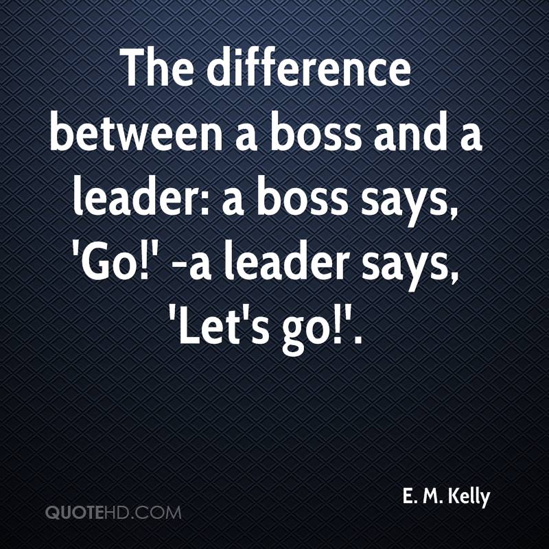 Boss And Leader Quotes. QuotesGram