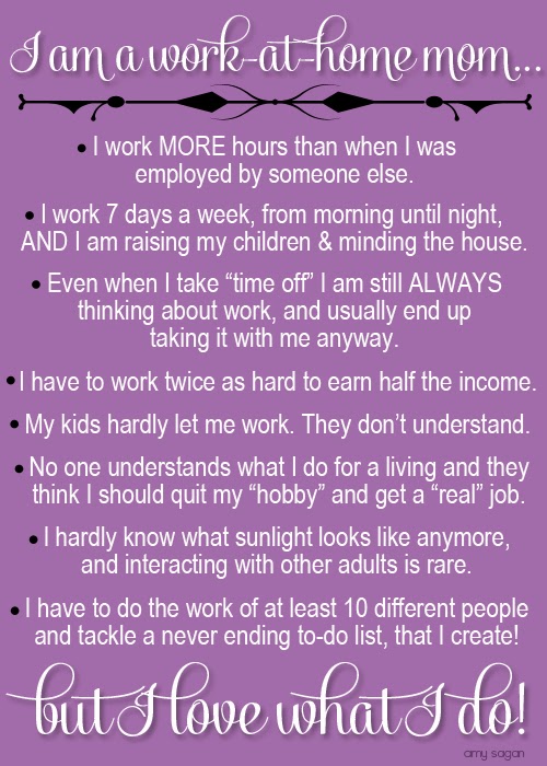 Work at Home Mom Inspirational Quote