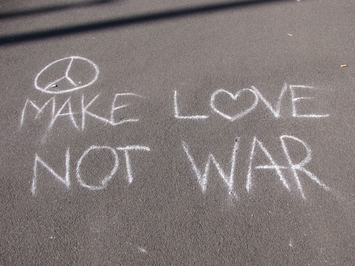 Make Love Not War Quotes Quotesgram