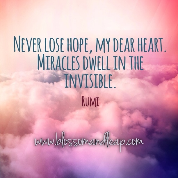 Quotes About Hope And Miracles. QuotesGram