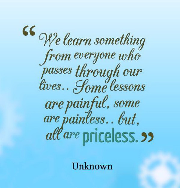 quotes about life lessons and learning