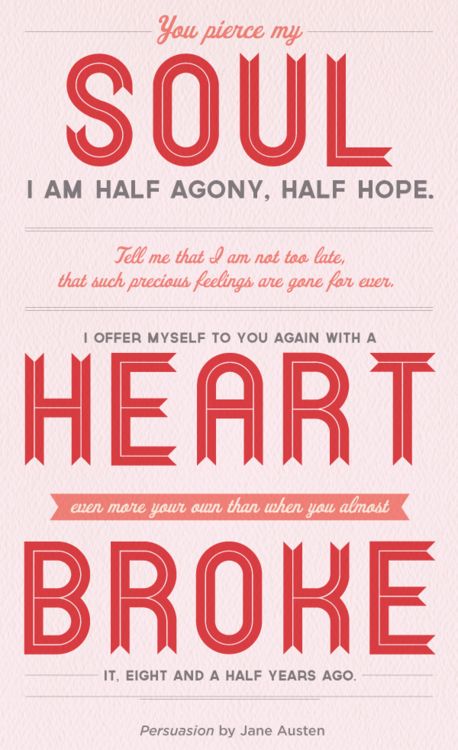Acting on the Heart - Persuasion by Jane Austen