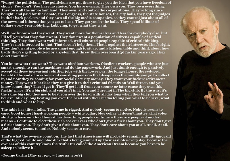 George Carlin Quotes On America. QuotesGram