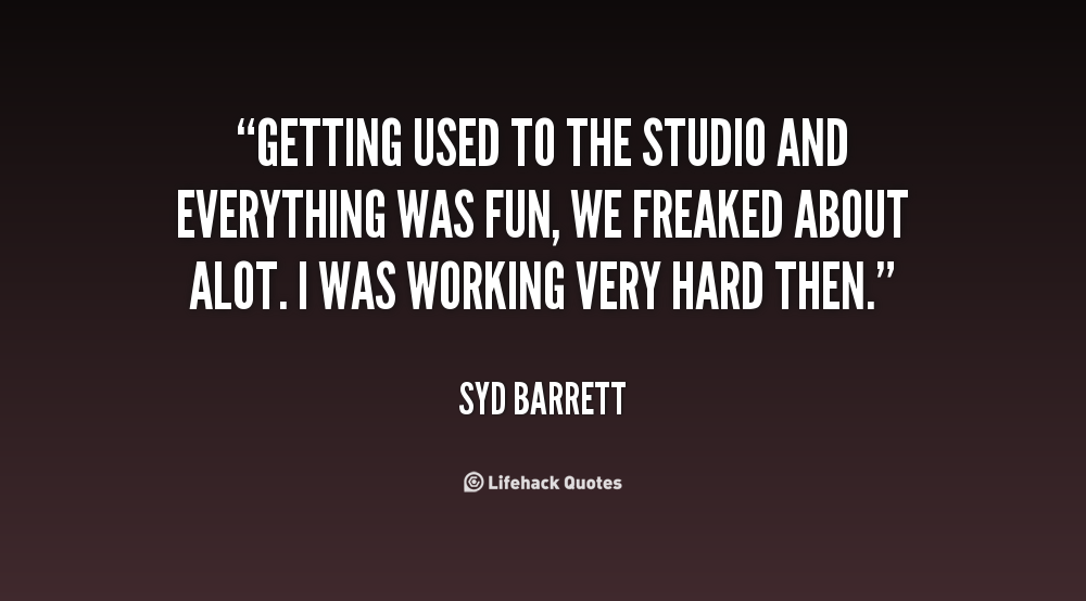 Getting Used Quotes
