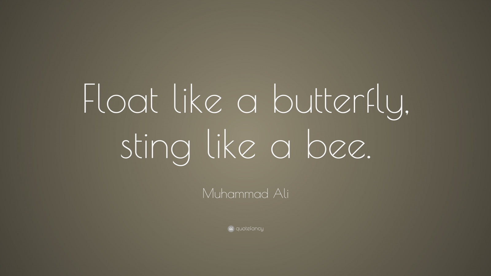Muhammad Ali Quotes Float Like A Butterfly