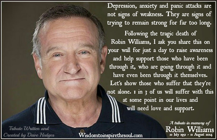 Robin Williams Quotes About Depression. QuotesGram