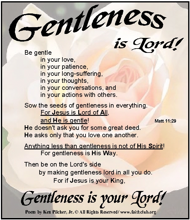 Gentleness Quotes From The Bible. QuotesGram