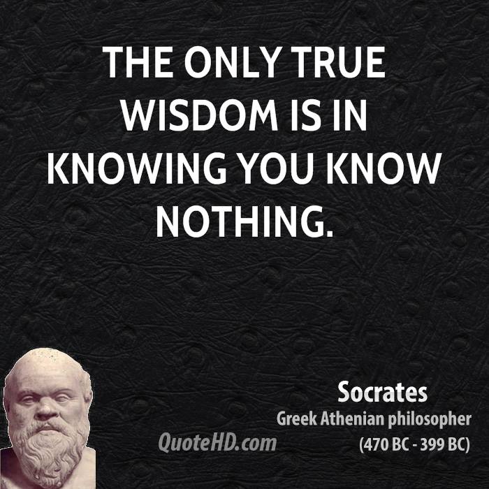 images The Only True Wisdom Is In Knowing You Know Nothing Source socrates quotes on education quotesgram