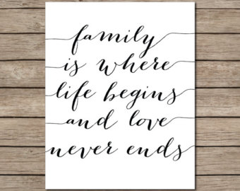 Family Quotes For Walls Printable Quotesgram