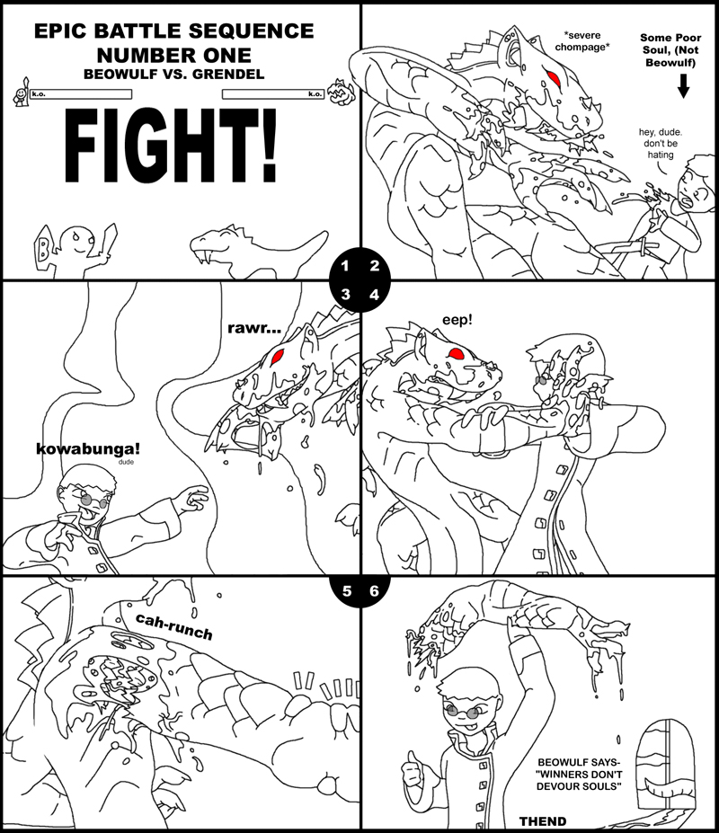 Beowulf Vs Grendels Mother Quotes. QuotesGram