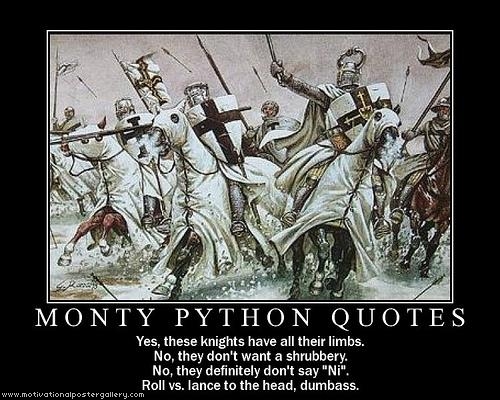 Mighty Python And The Holy Grail Quotes. QuotesGram