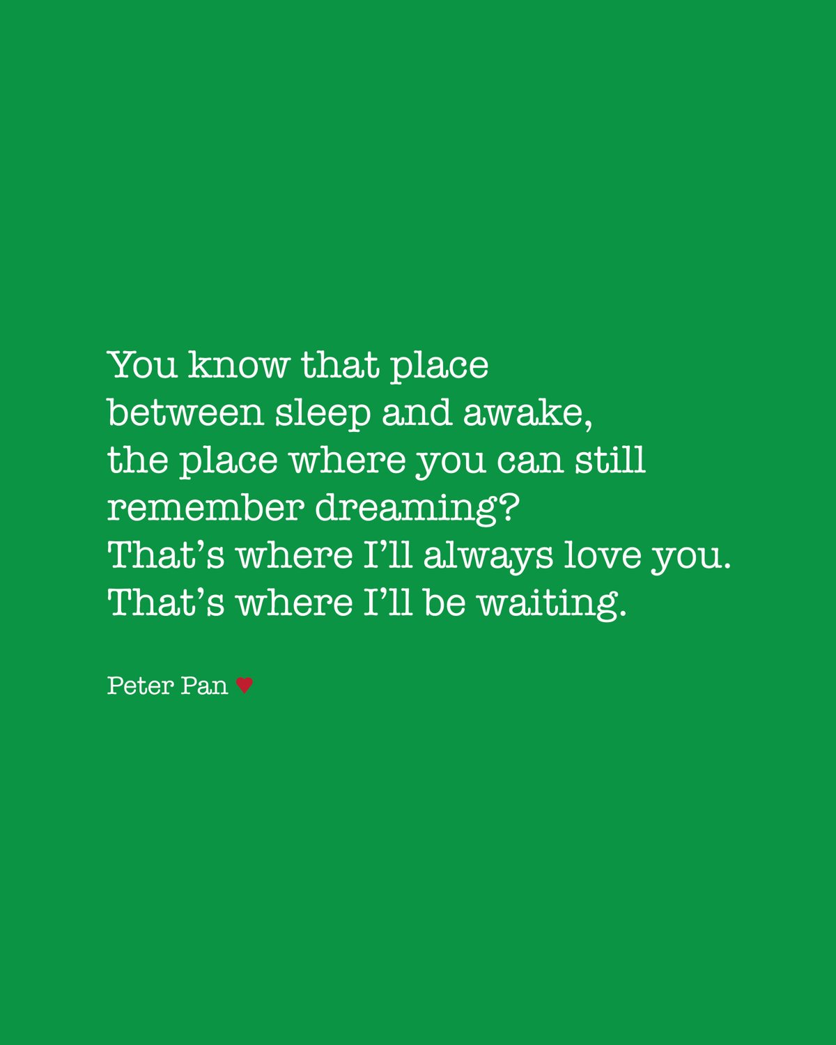 you know that place between sleep and awake quote