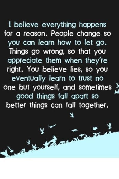 Quotes About Everything Happens For A Reason Quotesgram