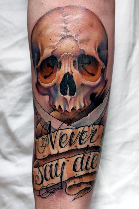 Goonies Never Say Die by Eddie Loven  Death or Glory in Dallas TX  r tattoos