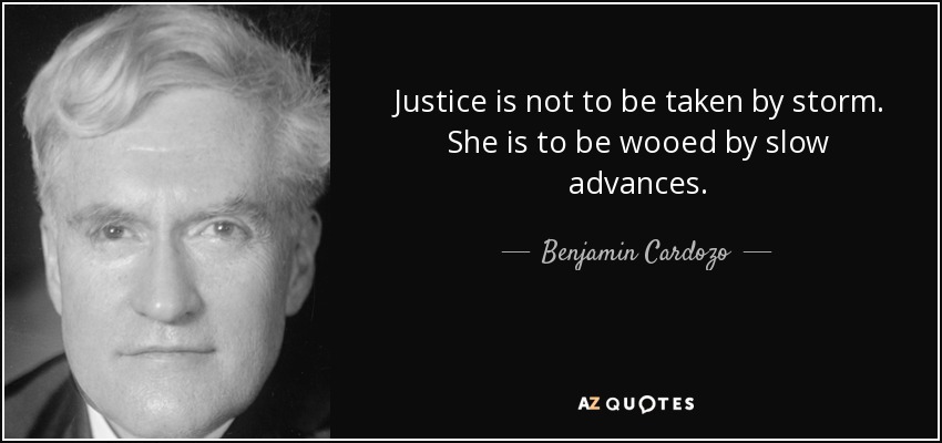 Benjamin N. Cardozo Quotes. QuotesGram