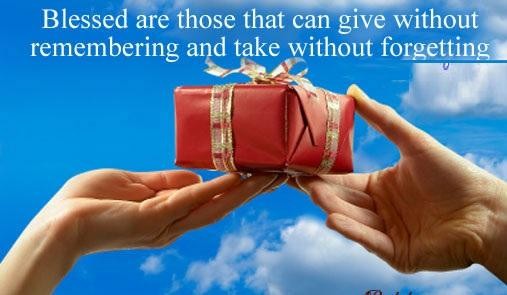 Quotes About Giving Gift. QuotesGram