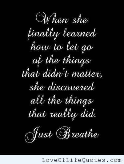 Finally letting go quotes