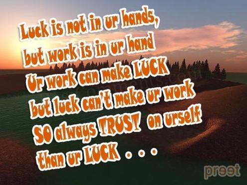 Funny Luck Quotes