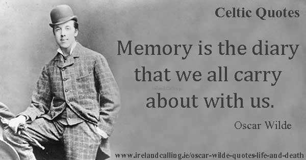 Oscar Wilde Quotes About Memory. QuotesGram