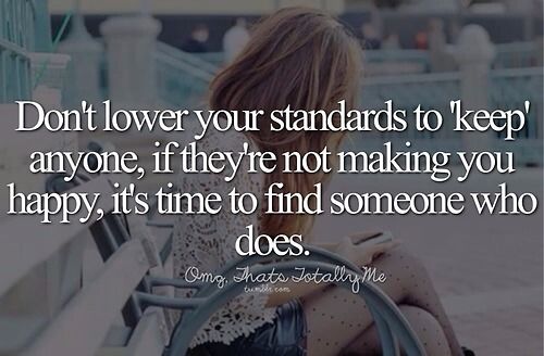 Dont Lower Your Standards Quotes. QuotesGram
