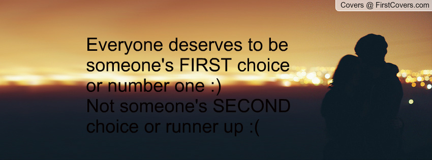 Being Someones Second Choice Quotes. QuotesGram