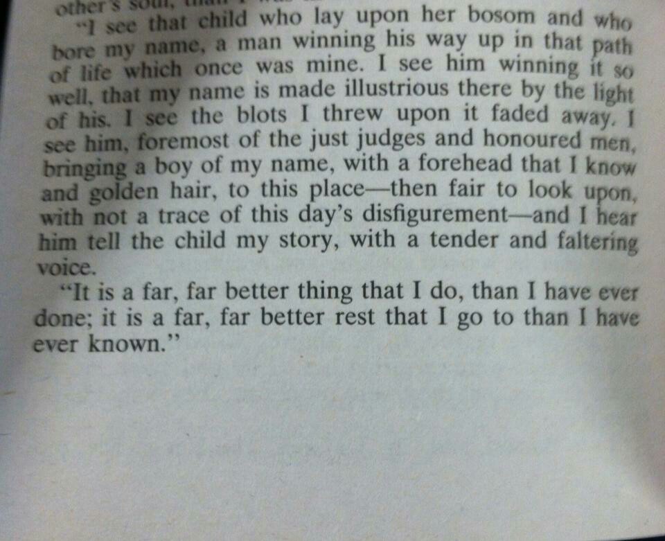 Sydney Carton Quotes Quotesgram