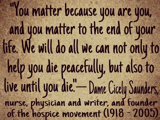 Inspirational Quotes For Hospice Patients. QuotesGram