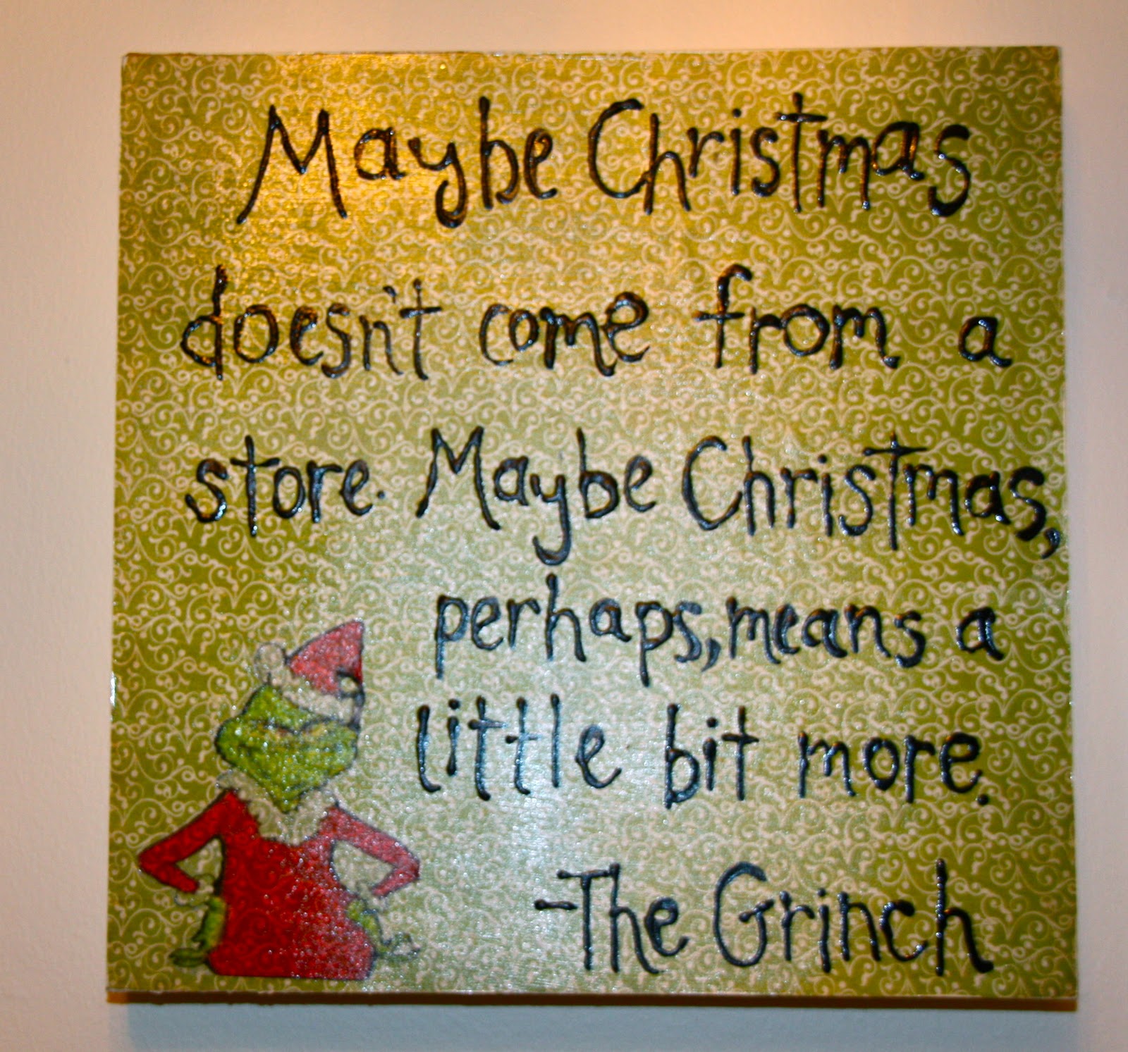 Christmas Grinch Quotes Maybe. QuotesGram