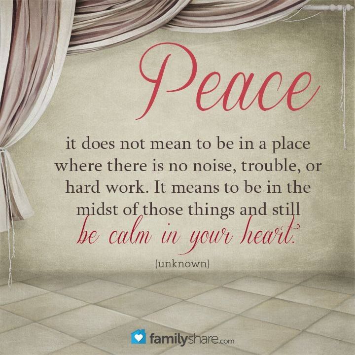 Peace Quotes And Sayings. QuotesGram