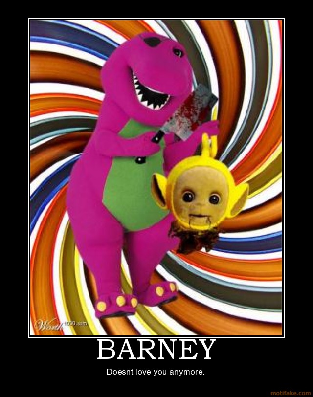 Barney The Dinosaur Funny Quotes.