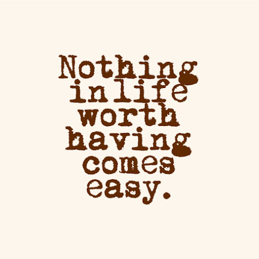 Nothing Is Easy Quotes. QuotesGram