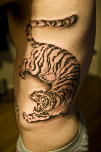 Tiger Style  My second tattoo by JK Tattoos in Los Angeles California   rtattoos