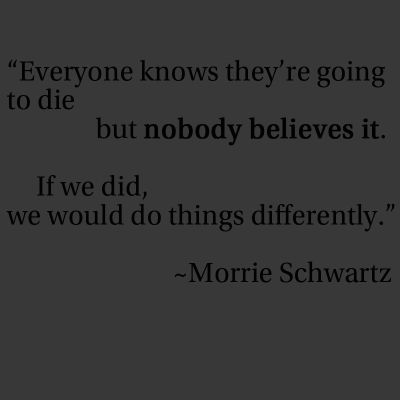 Quotes From Tuesdays With Morrie. QuotesGram