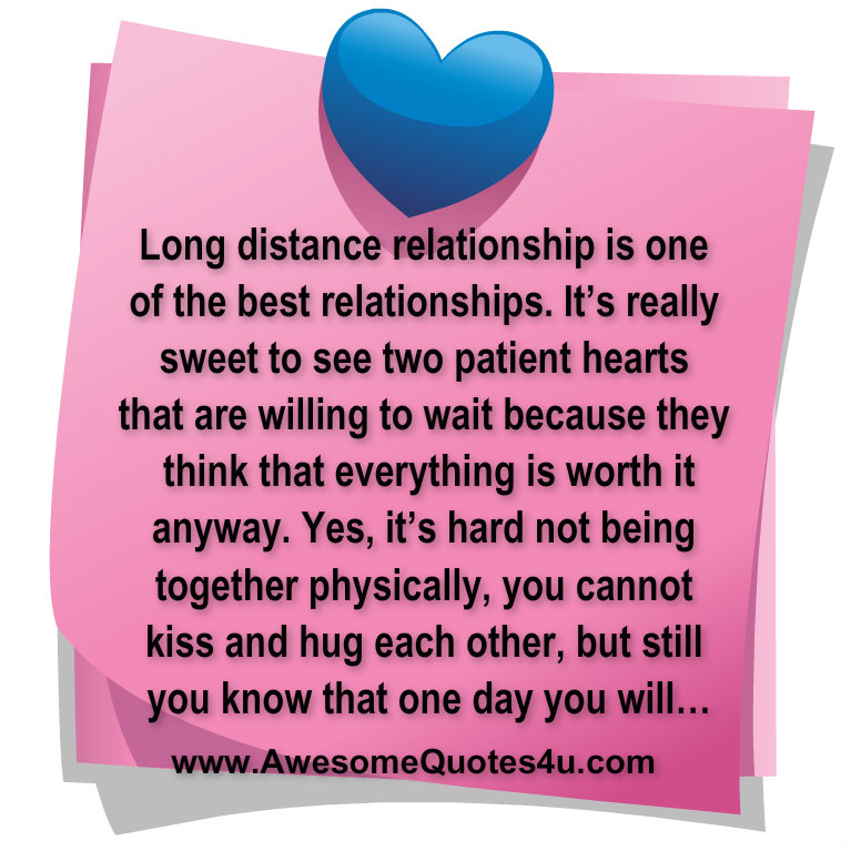 Inspirational Love Quotes For Long Distance Relationships. QuotesGram