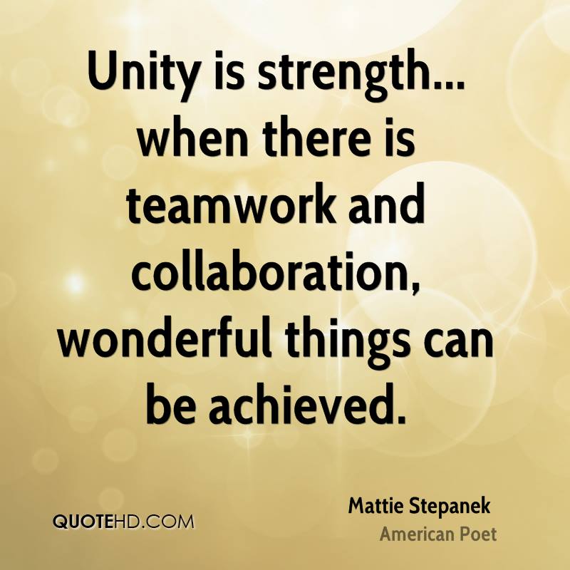 Unity Is Power Quotes. QuotesGram