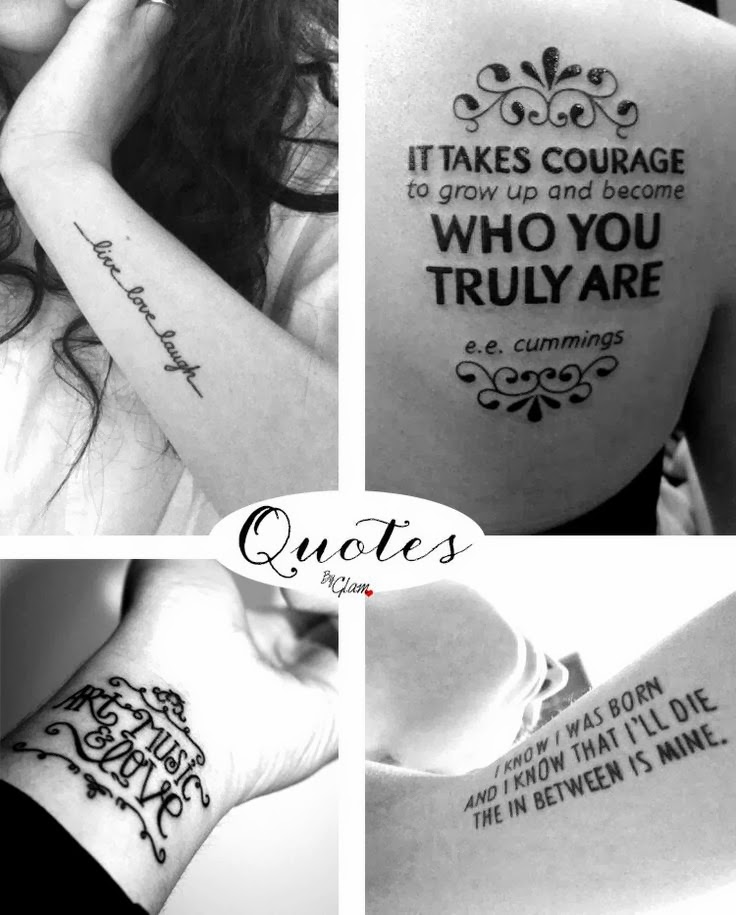 2 Word Quotes For Tattoos. QuotesGram